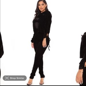 Fashion Nova Velvet Set